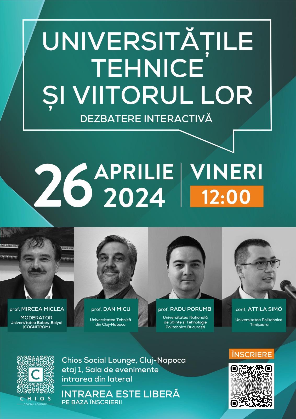 Viitorul universităților tehnice, dezbătut la Cluj