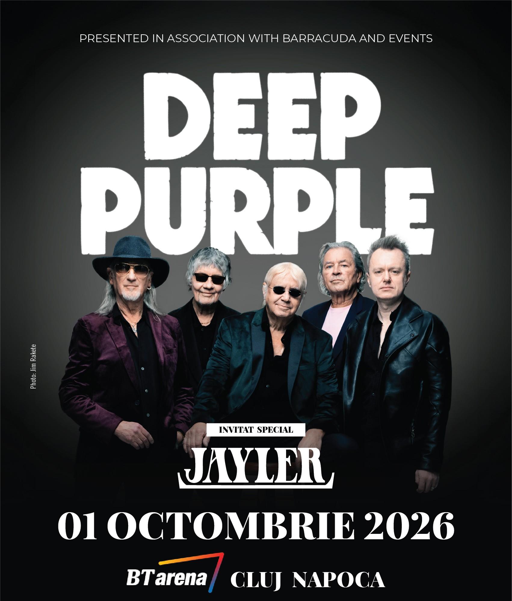 Deep Purple 2026 Cluj Napoca