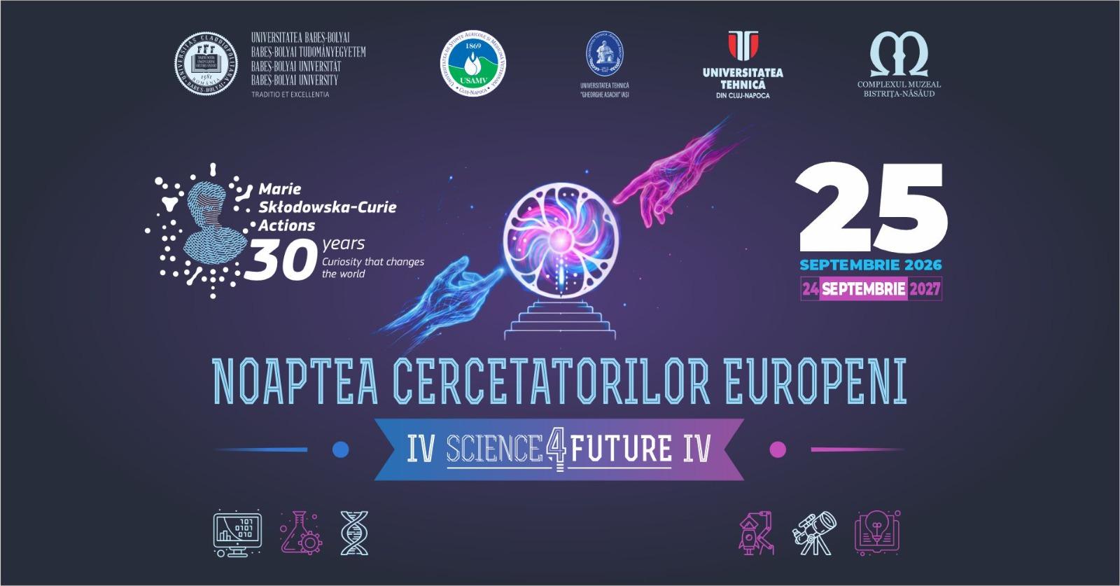 UTCN participă, vineri, la Noaptea Cercetătorilor Europeni 2026