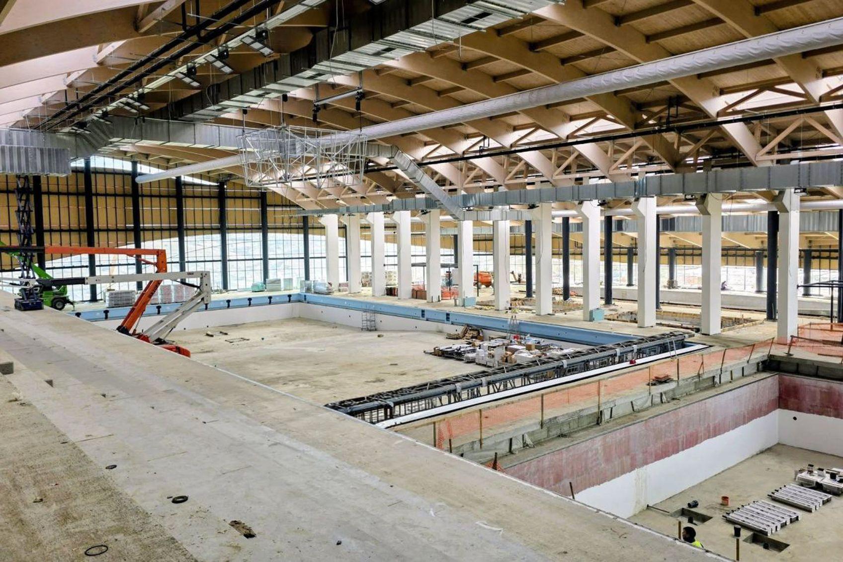 Lucrările la Bazinul Olimpic din Cluj au trecut de 75%