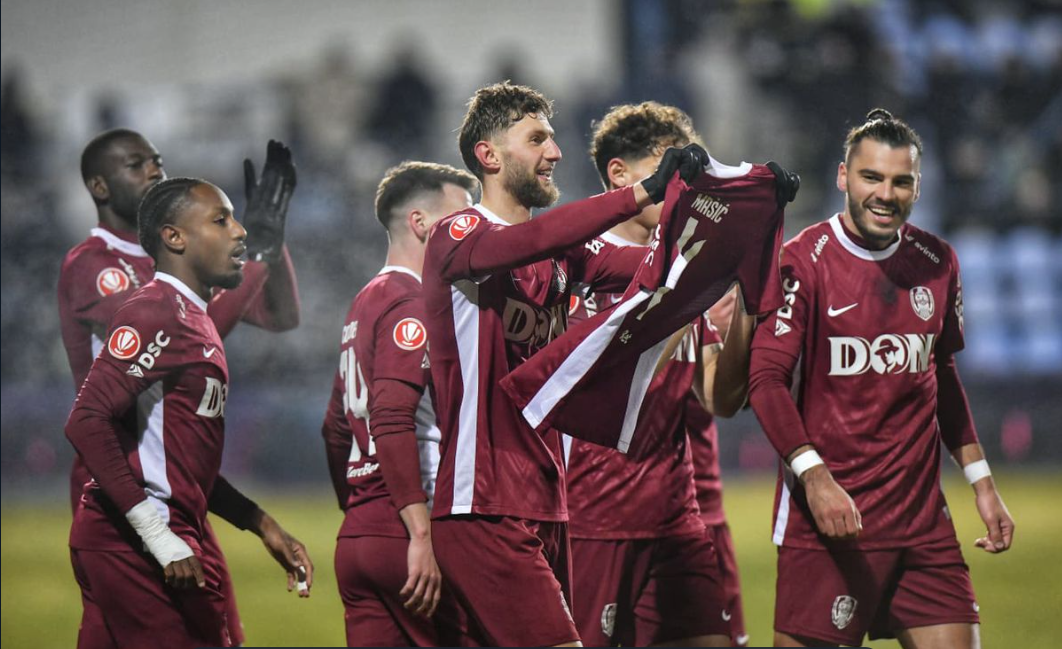 A zecea victorie consecutivă a CFR-ului pentru un loc garantat în play-off!