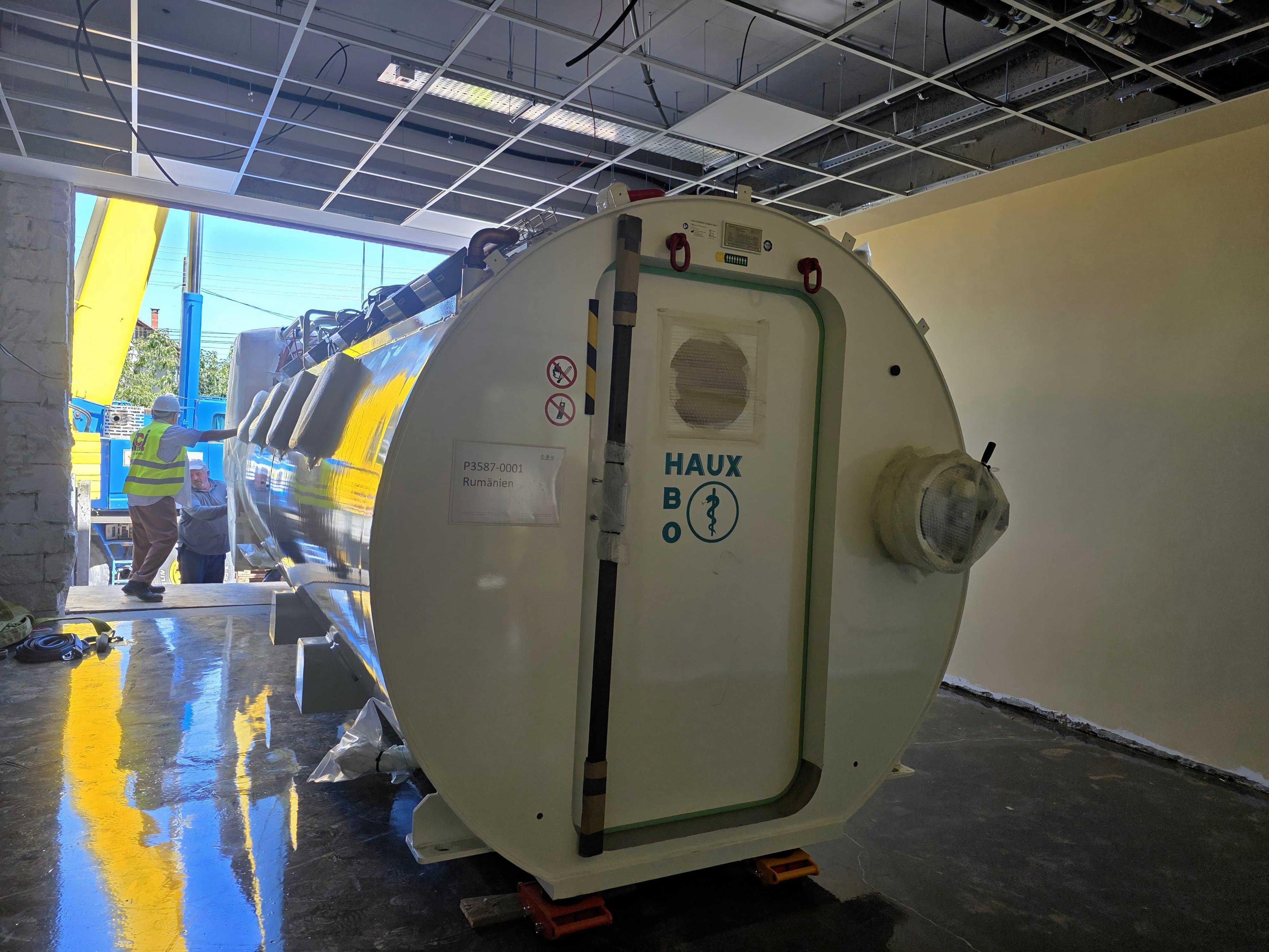 livrare camera hiperbara Spital Recuperare 19