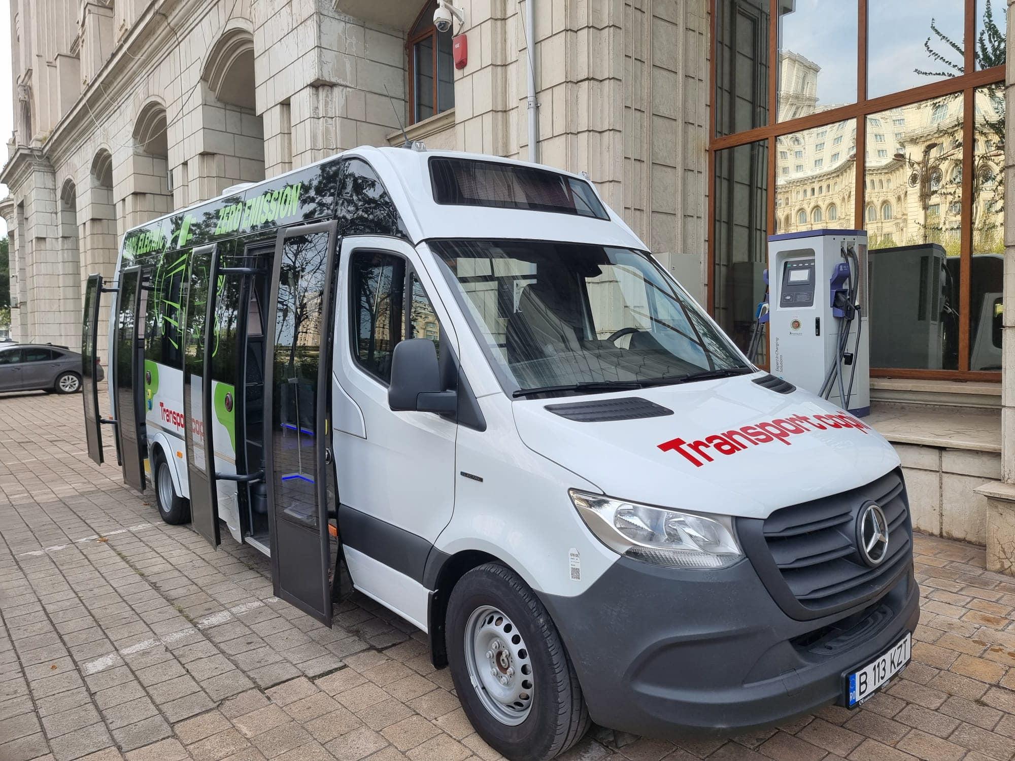 Noi microbuze electrice alocate de Consiliul Județean pentru elevii din șase comune clujene