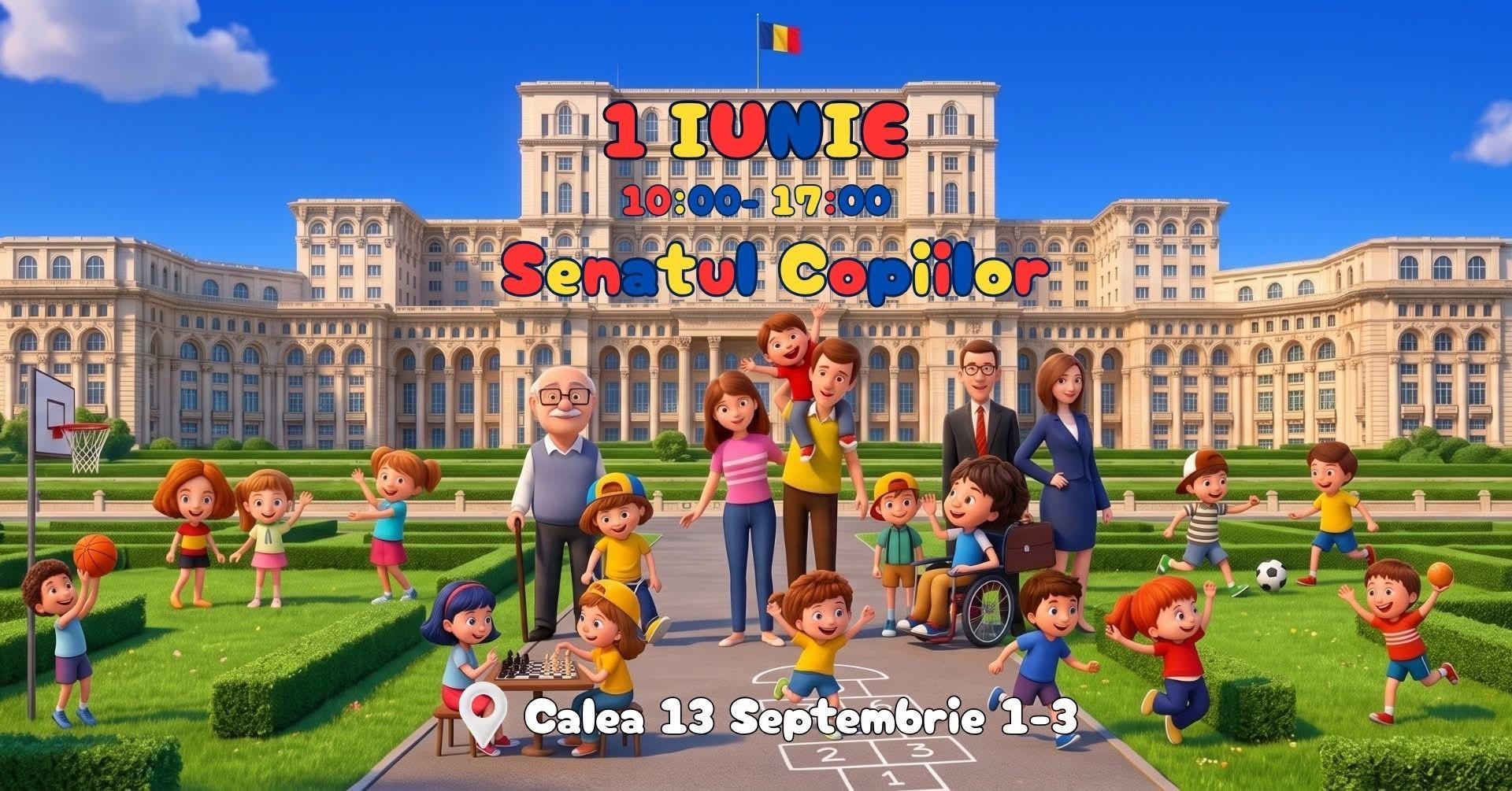 Senat Junior organizează o zi specială pentru copii de 1 iunie. Vizite în biroul președintelui Senatului, unul dintre cele mai mari din lume