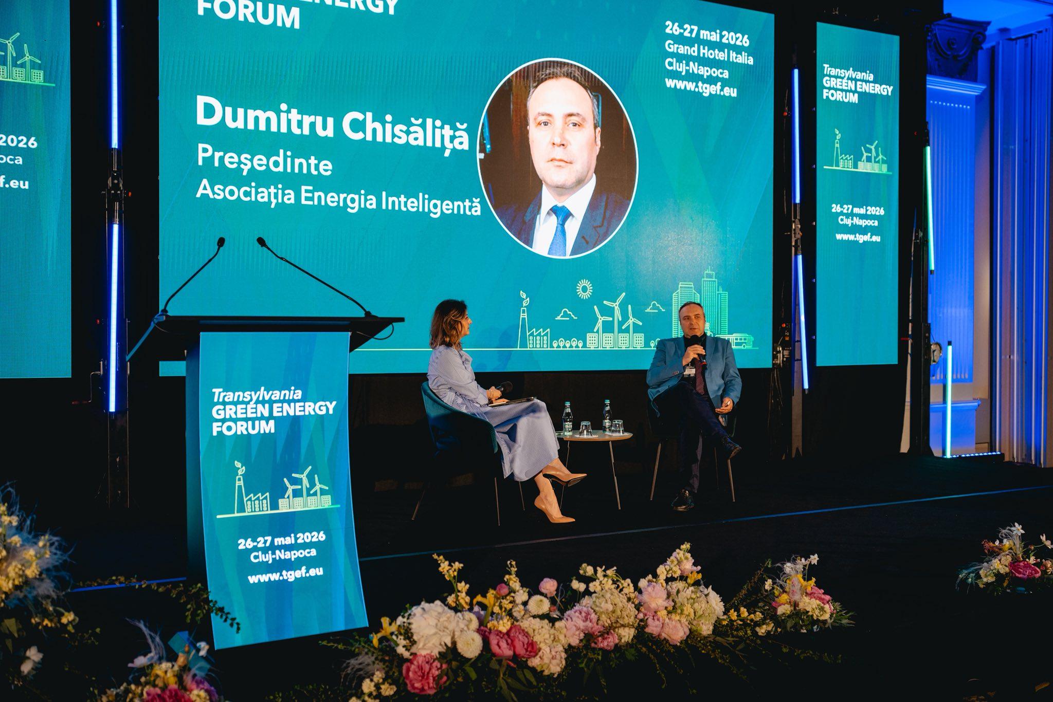 Transylvania Green Energy Forum 2026. Dumitru Chisăliță, Asociația Energia Inteligentă: Nu sunt de acord cu ”haiducia” din domeniul energiei regenerabile