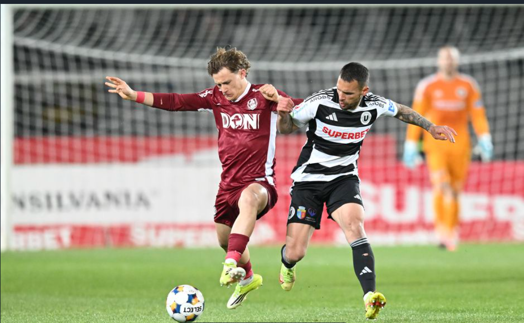 U se impune dramatic în fața CFR-ului în Derby de Cluj, și visează cu ochii deschiși la titlu!