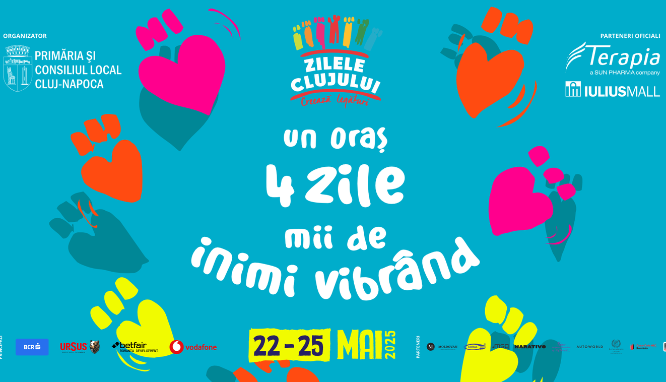 Un oraș. 4 zile. Mii de inimi vibrând: Încep Zilele Clujului 2025!