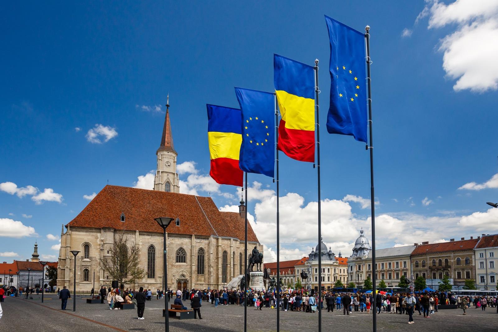 Clujenii au sărbătorit Ziua Europei. Emil Boc: ”În sfârșit, Europa a înțeles că nu confruntarea este calea de a trăi în pace, ci doar colaborarea între națiuni”